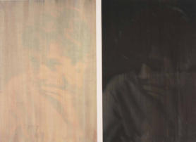 "Portrait", photo et huile